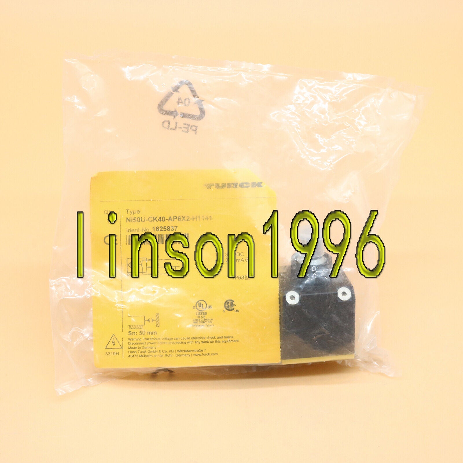 TURCK NI50U-CK40-AP6X2-H1141 Proximity Sensor - TURCK