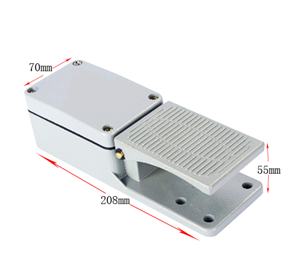 new YDT1-17 silver contact aluminum alloy machine tool foot switch 380V 6A - KOEED