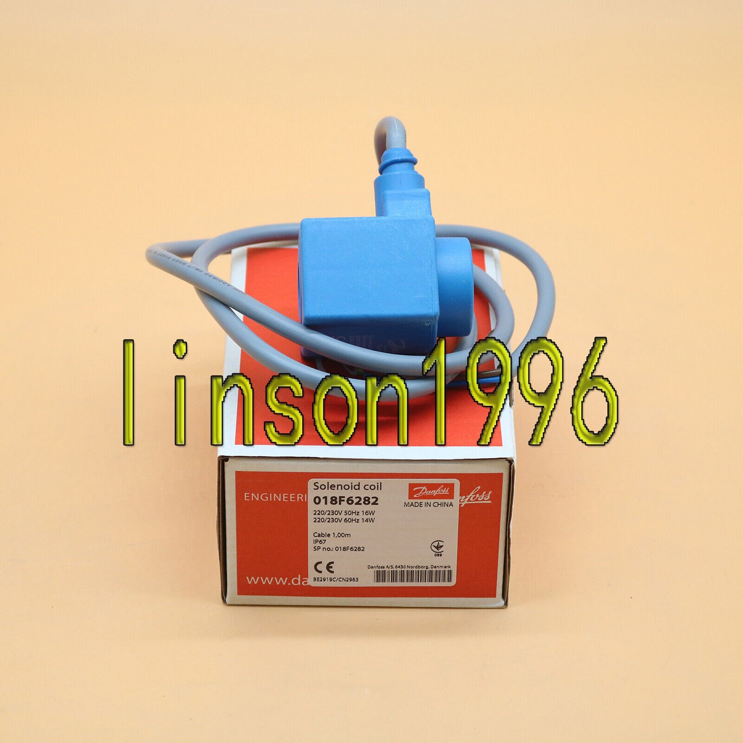 Danfoss 018F6282 Solenoid Coil - Fast Delivery - DANFOSS