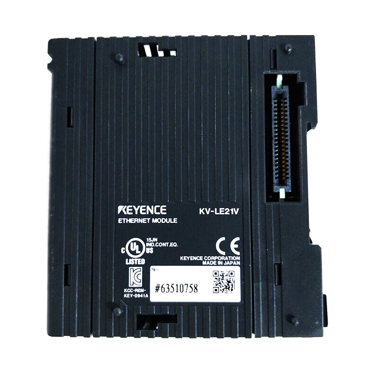 KEYENCE Ethernet Unit KV-LE21V KV-8000 Series Programmable Controller PLC - KEYENCE