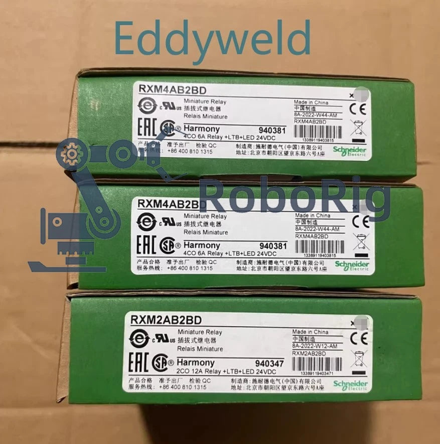 RXM4AB2BD 10X Schneider Relay 24VDC 4PDT RXM4AB2BD FAST SHIPPING