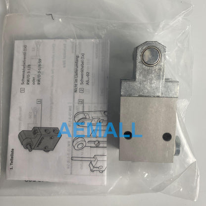 1pcs Festo RW/O-3-1/8 4937 Swivel Lever Valve