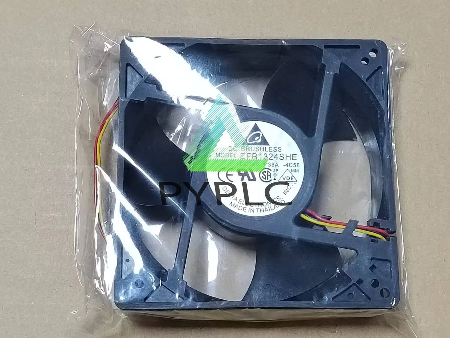 Delta EFB1324SHE 24V 1.38A 12738 12.7CM axial flow ball inverter cooling fan~