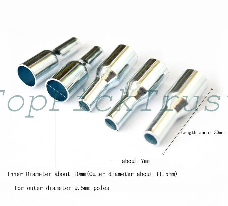 Tent Parts 5 Pcs Fiberglass Tent Pole Spare End Plug for 9.5mm Diameter