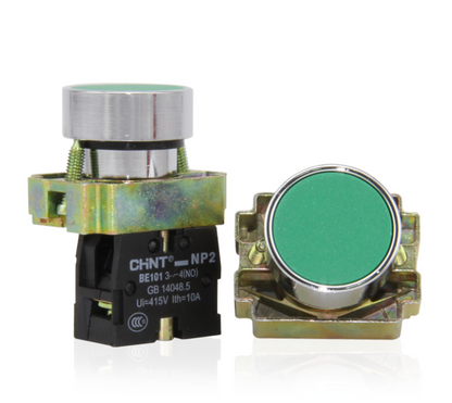 new 10PCS Chint NP2-BA31 Pushbutton Switches Green NO - CHINT