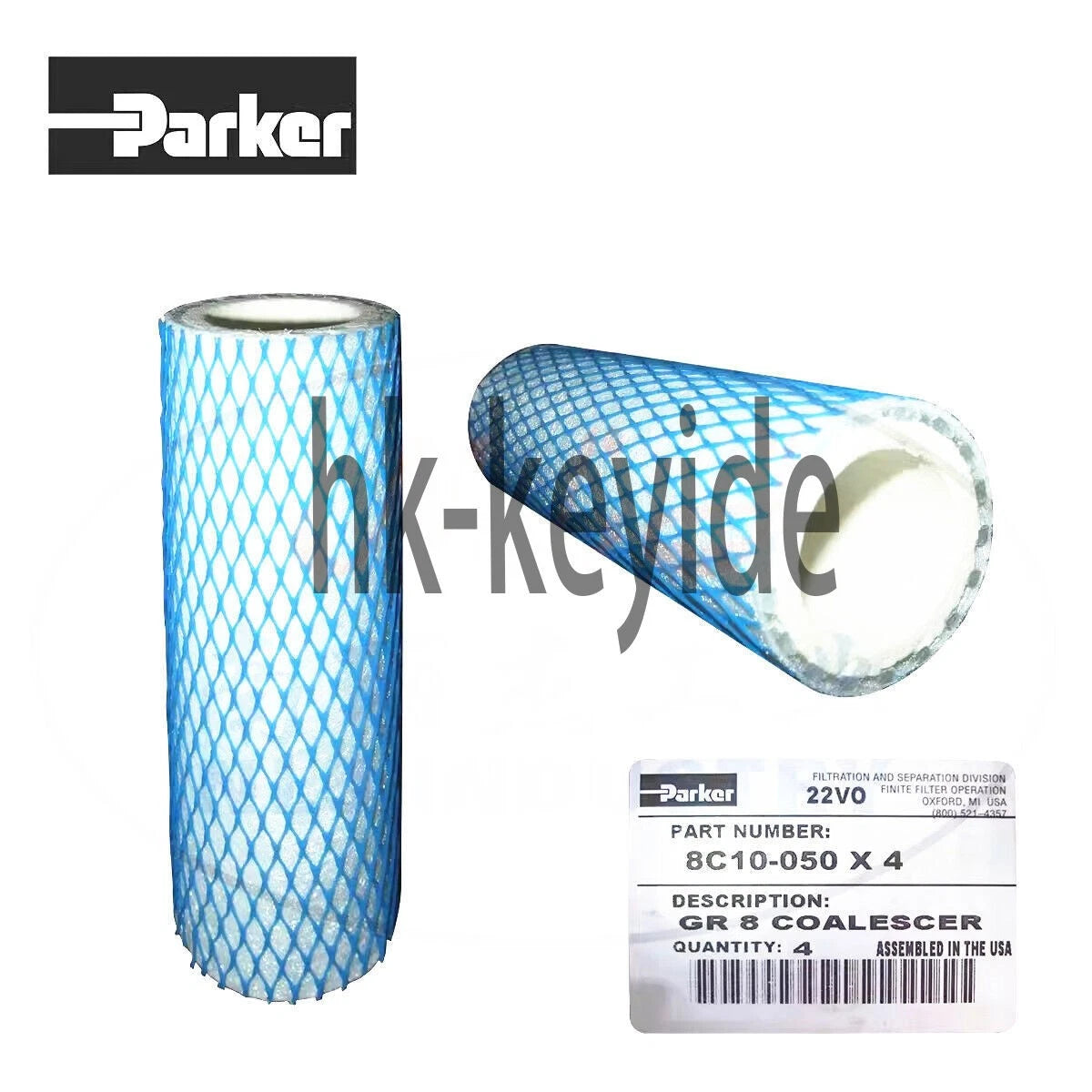 4PCS 8C10-050 X 4 Filter Element