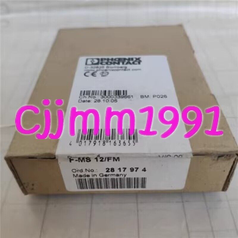 new 1PC Phoenix 2817974 F-MS12/FM surge protector - PHOENIX