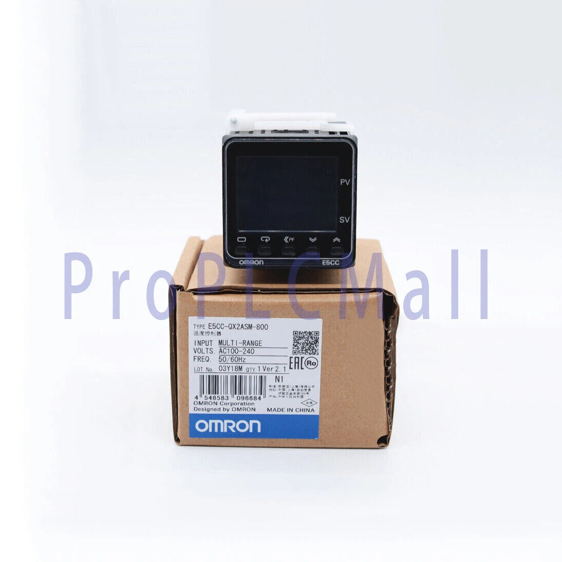 1PC~Omron E5CC-QX2ASM-800 Temperature Controller 100-240VAC ~