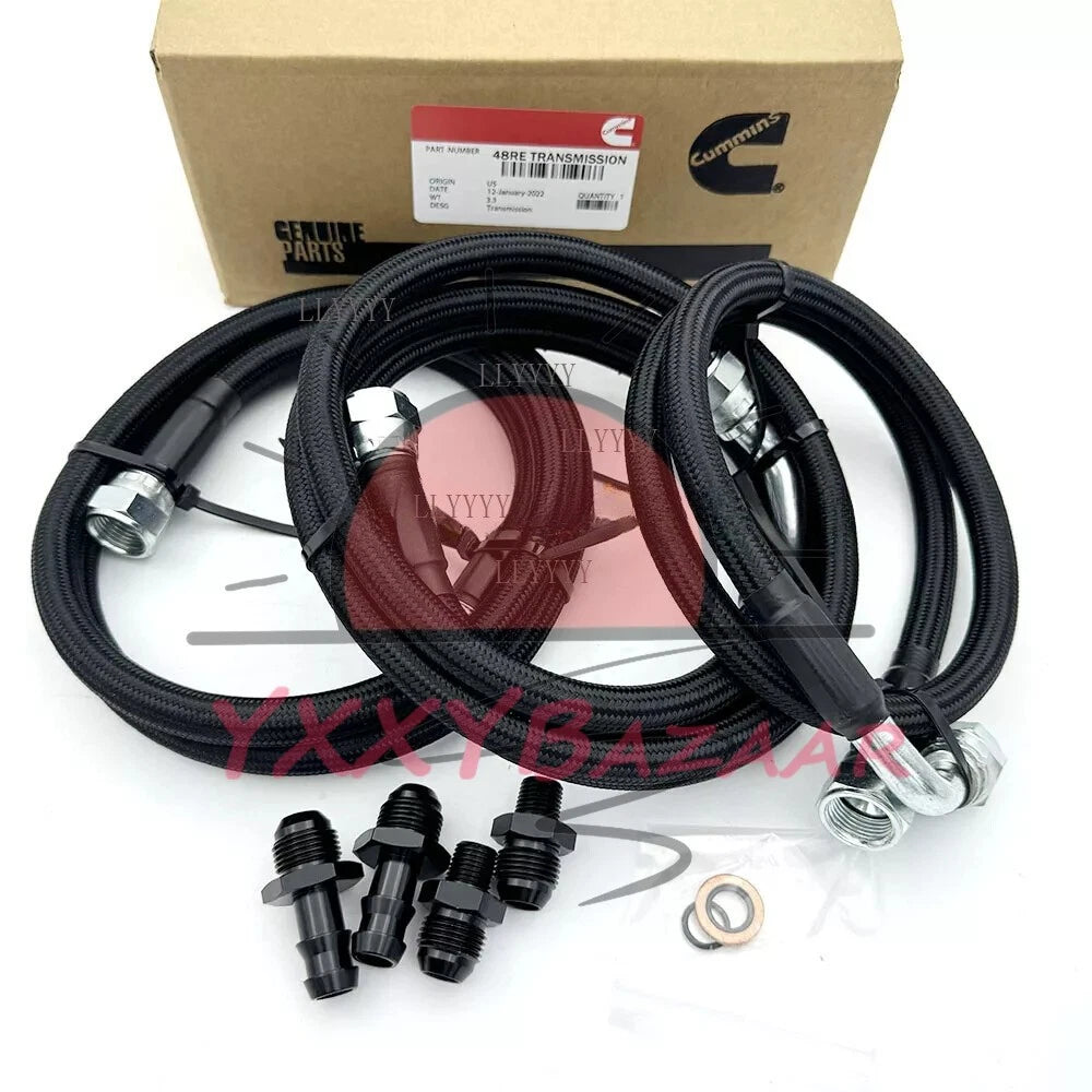 Cummin 5.9L 48RE Transmissions Cooler Hoses Kit For 2003-07 Dodge Ram 2500 3500