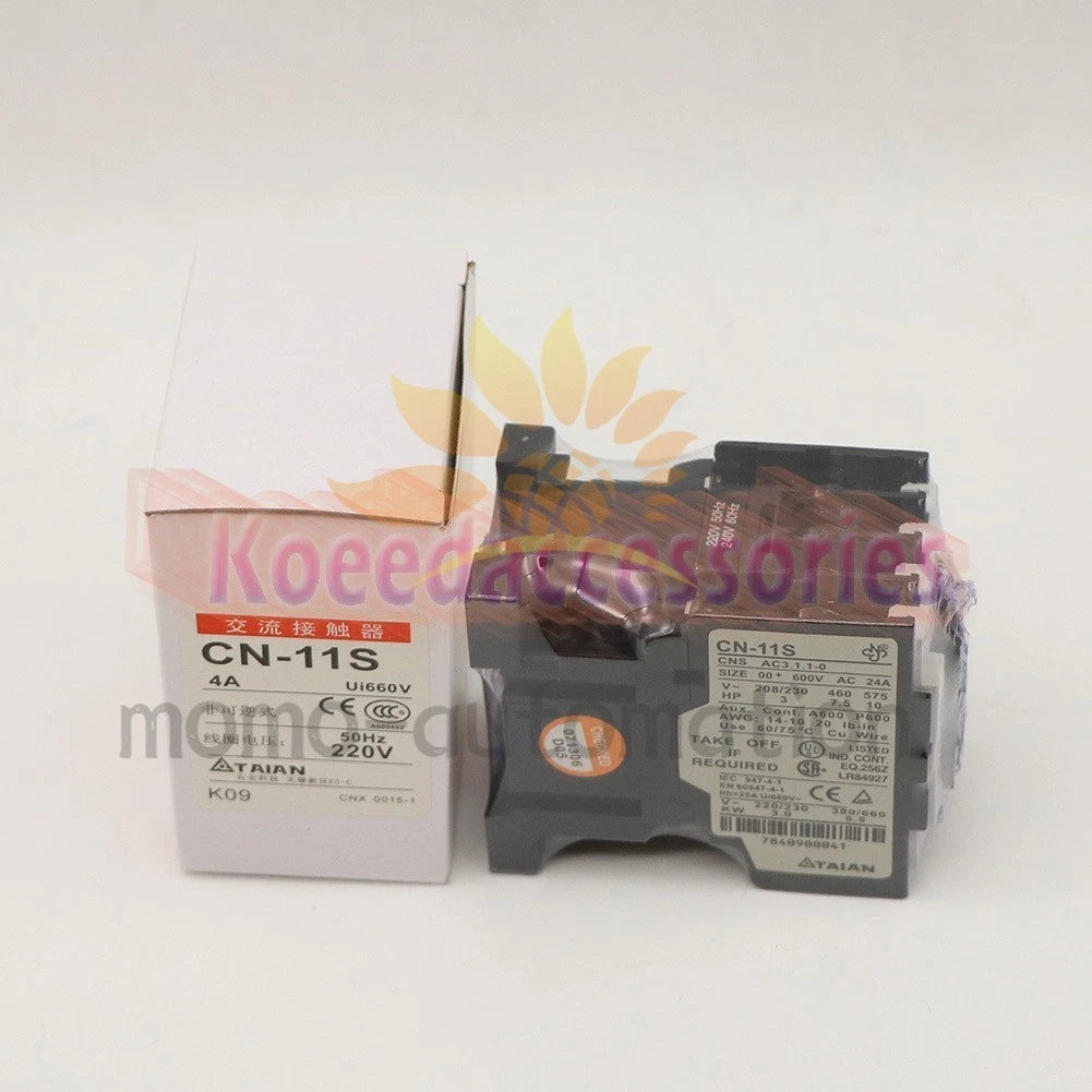TECO CN-11S CN11S AC220V Contactor 1Pcs*