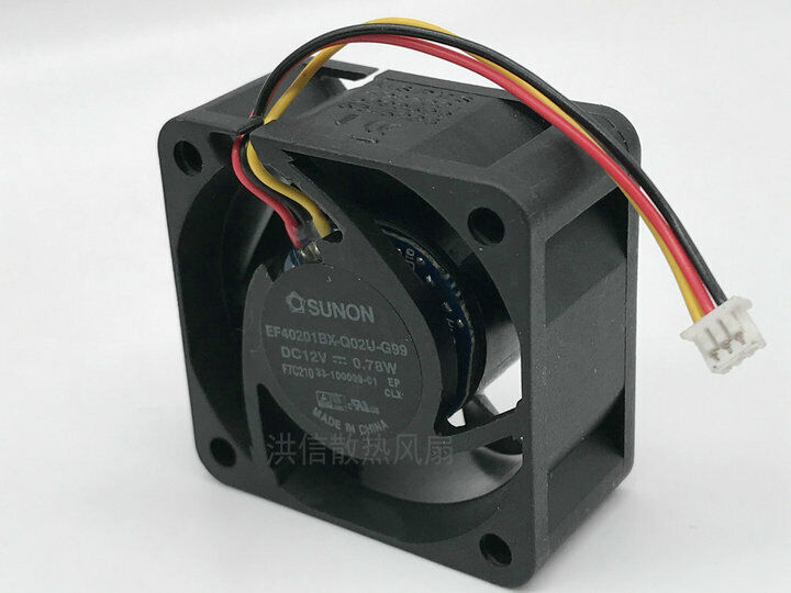 new SUNON EF40201BX-Q02U-G99 12V 0.78W 3-line axial flow cooling fan - SUNON
