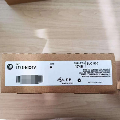 Factory Sealed AB 1746-NIO4V Analog Combination Module PLC 1746NIO4V - NIO4V