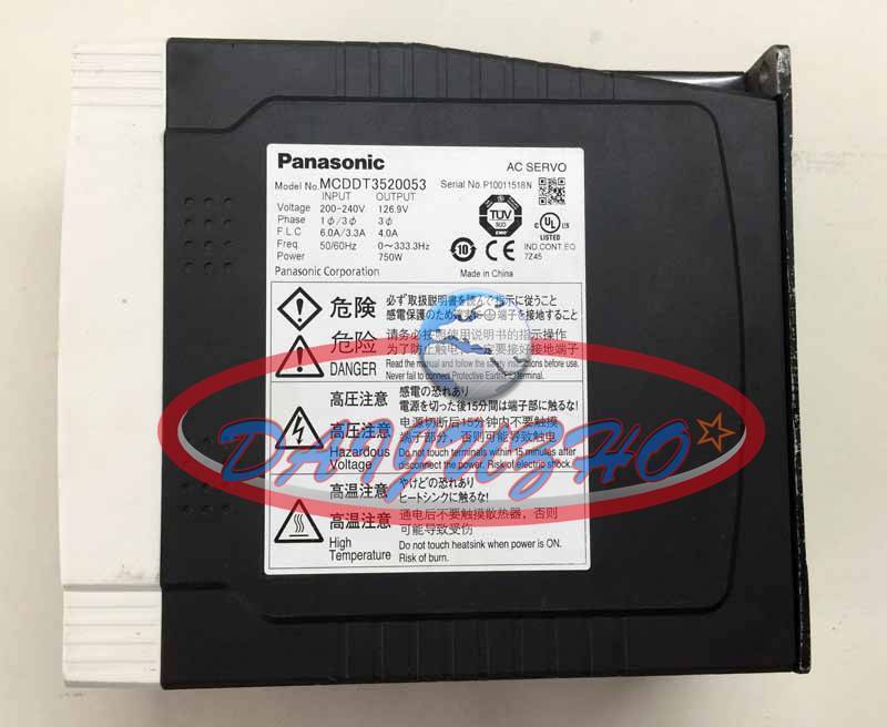 used Panasonic AC Servo Driver MCDDT3520053 - PANASONIC