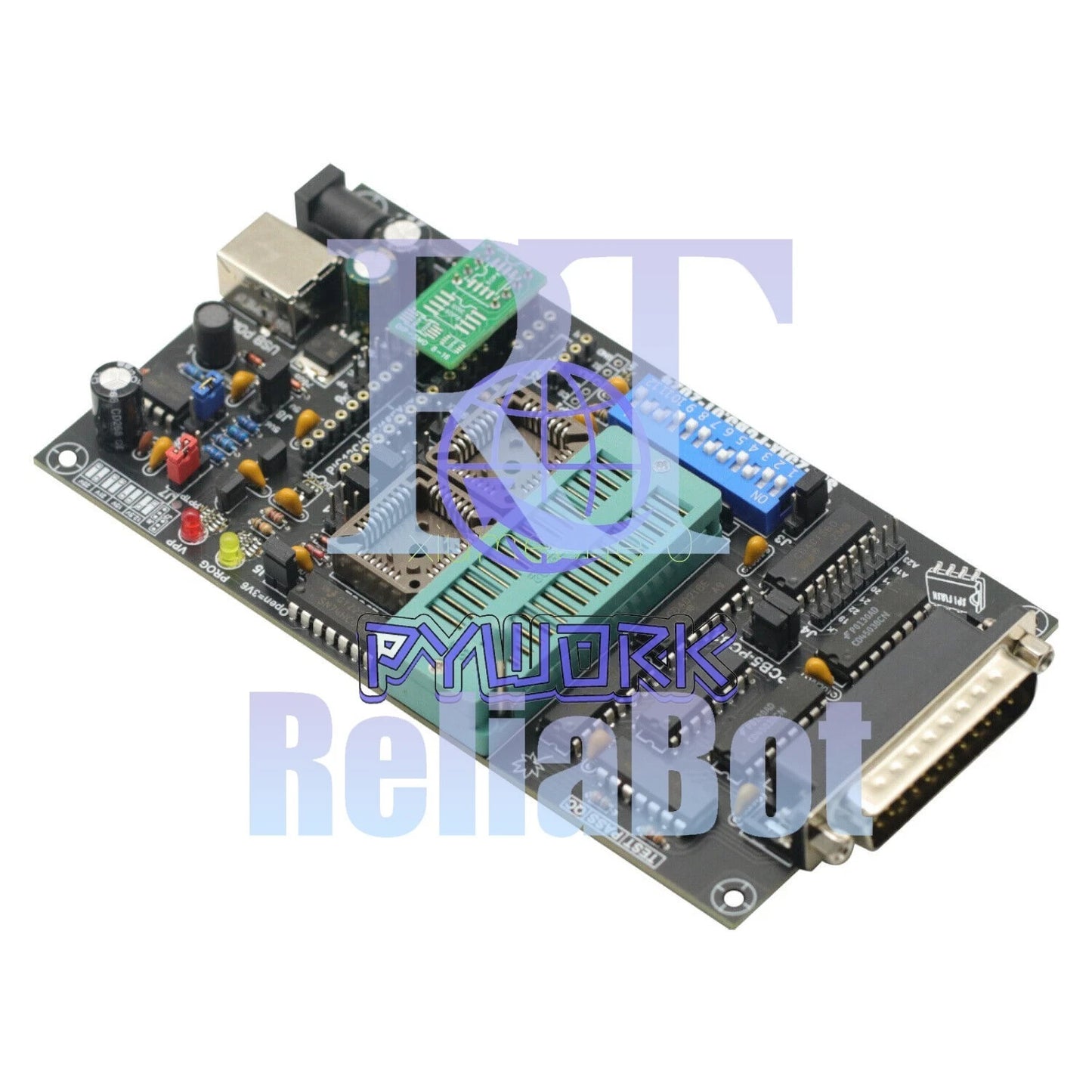 SPI 25xx EPROM programmer BIOS009 PIC,support 0.98d12,promotion clip PLCC32+SOIC