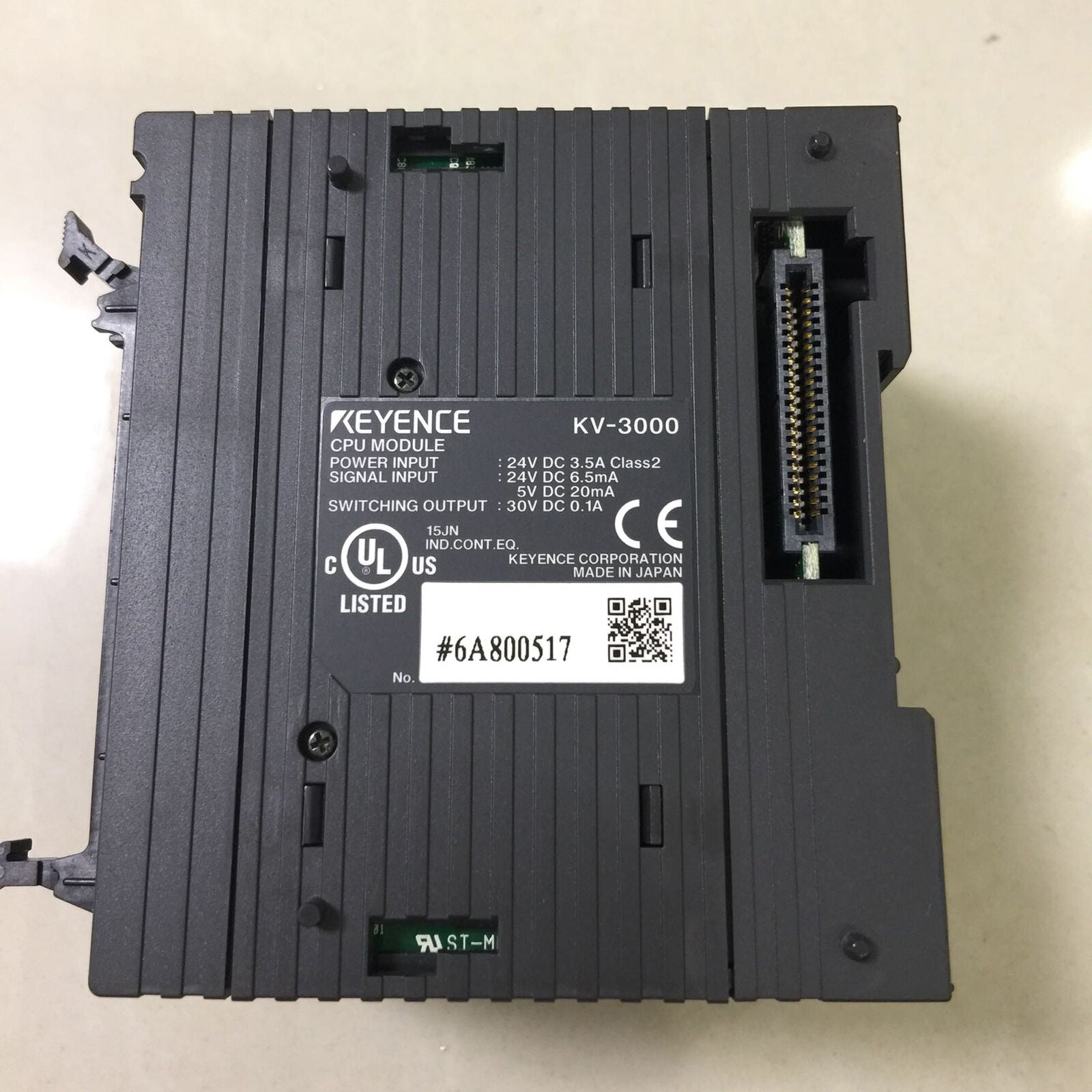 used Keyence PLC module KV-3000 Tested in Good Condition - KEYENCE