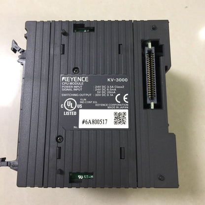 used Keyence PLC module KV-3000 Tested in Good Condition - KEYENCE