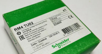 New Schneider RM4TU02 3-Phase Control Relay - SCHNEIDER