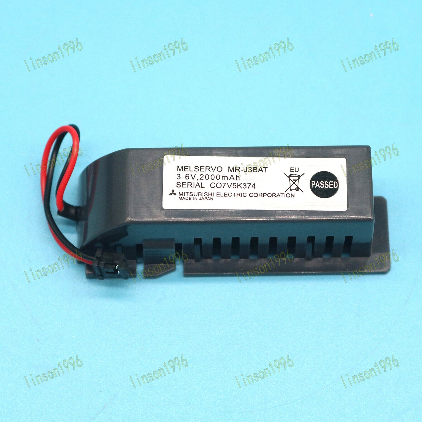 20PC MR-J3BAT 3.6V 2000mAh PLC Battery With Plug - KOEED