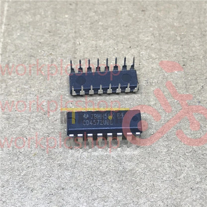 10PCS CD4572UBE Best IC HEX GATE 16-DIP