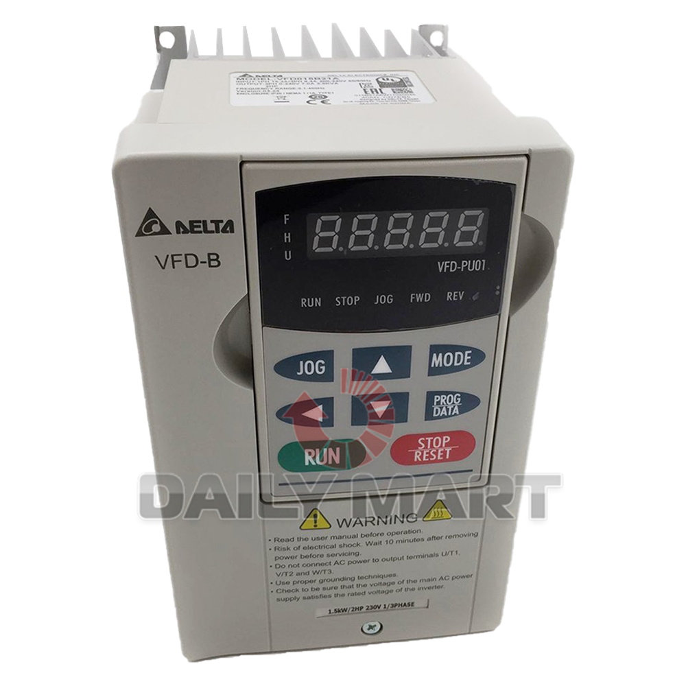 Delta VFD015B21A Inverter 1.5KW 220V - DELTA