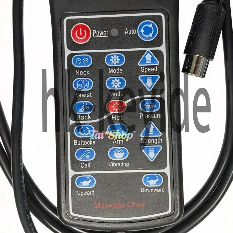 1PCS 8-Push Massage Chair Remote Control 6806 Upper Control ASSY 989 8Pin