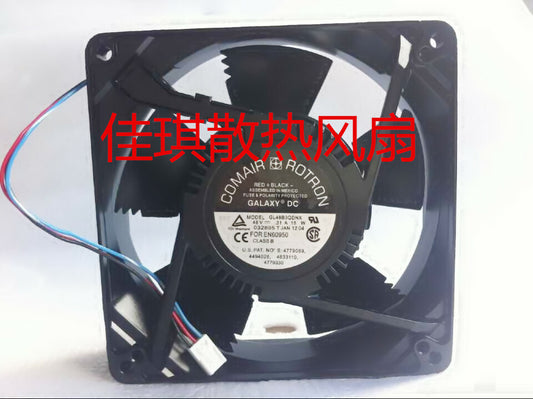 1pcs  COMAIR GALAXYGL GL48B3QDNX 48V 15W 13CM 12738 aluminum frame fan