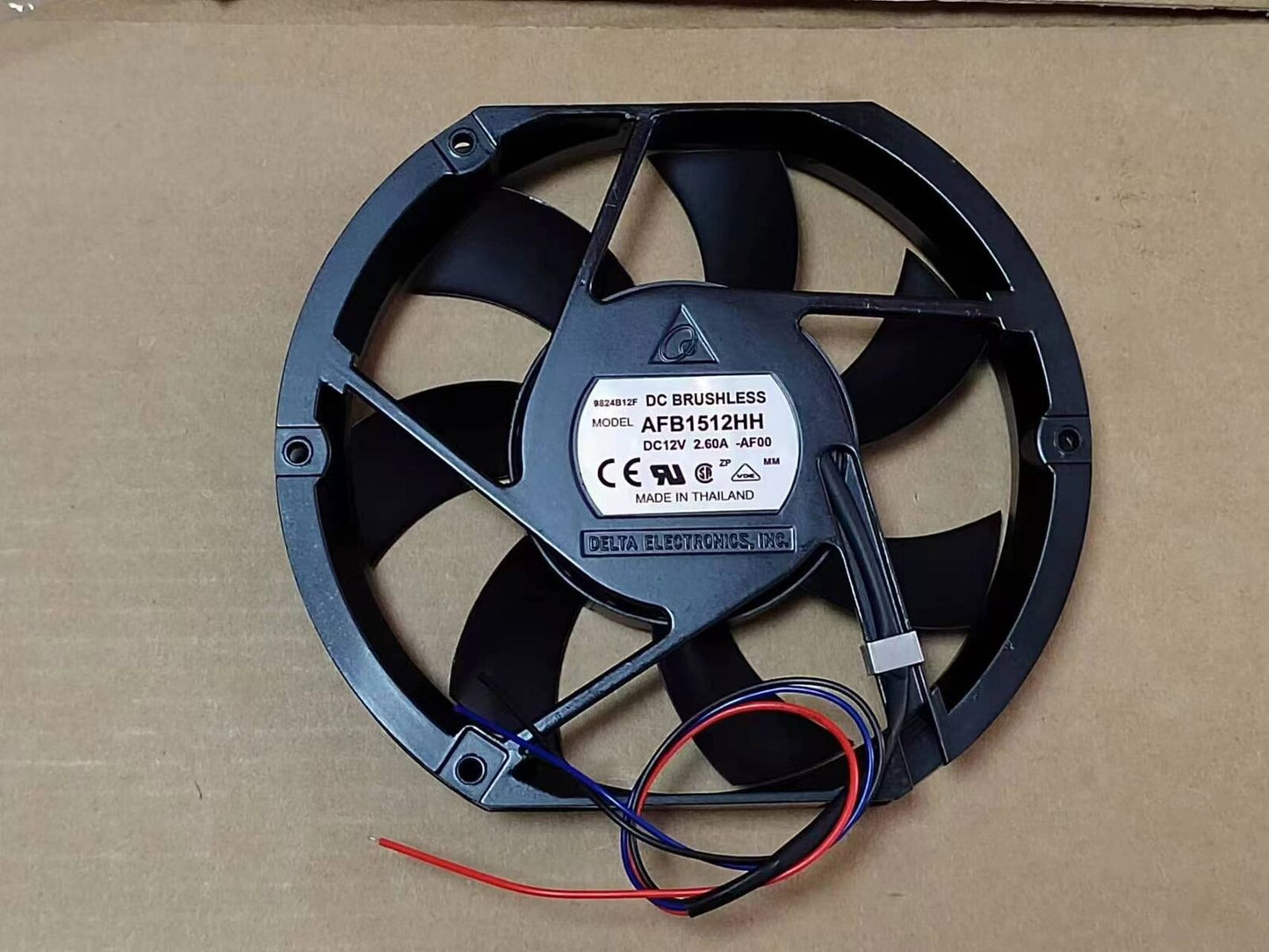 new Delta 17CM AFB1512HH-AF00 12V 2.60A Aluminum Frame Violent DC Cooling Fan 3PIN - DELTA