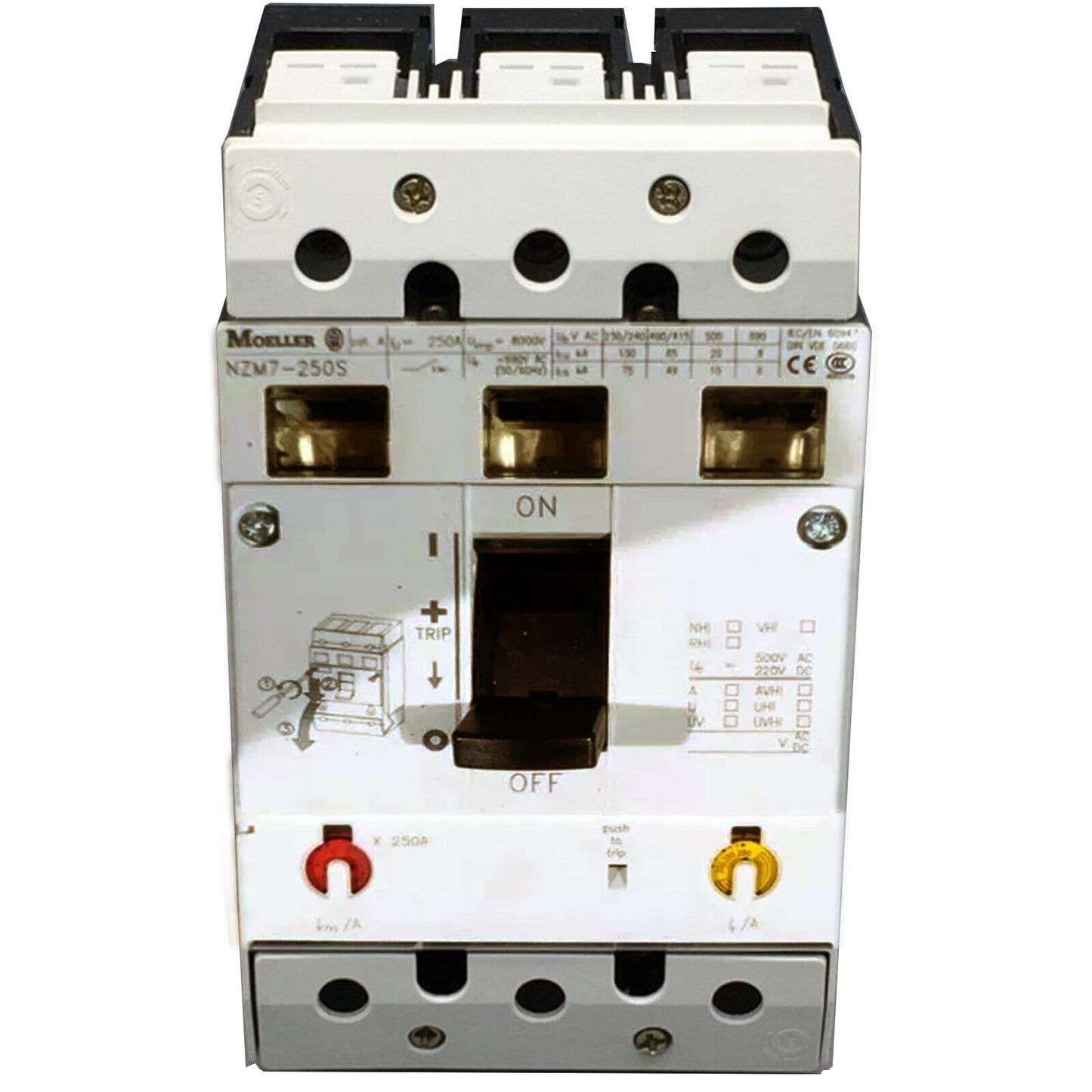 MOELLER NZM7-250S 3P250A molded case circuit breaker - MOELLER