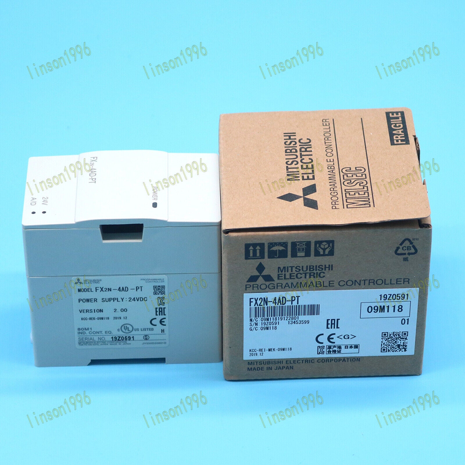 Mitsubishi FX2N-4AD-PT PLC Controller - MITSUBISHI