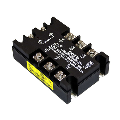 NEW GOLD SA3-4080D AC Solid State Relay 3Phase 80A 3-32VDC - GOLD