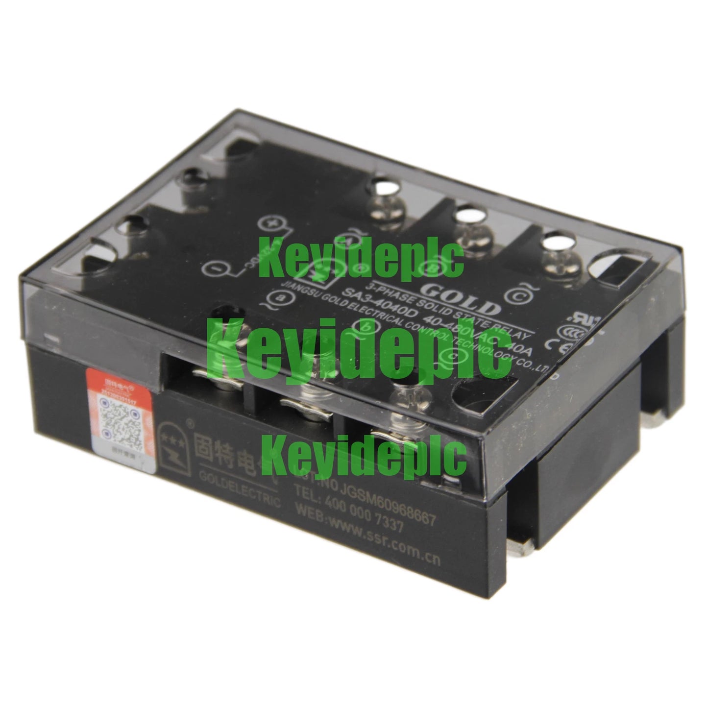 GOLD SA3-4040D 3-Phase Solid State Relay 40A 480VAC #ke