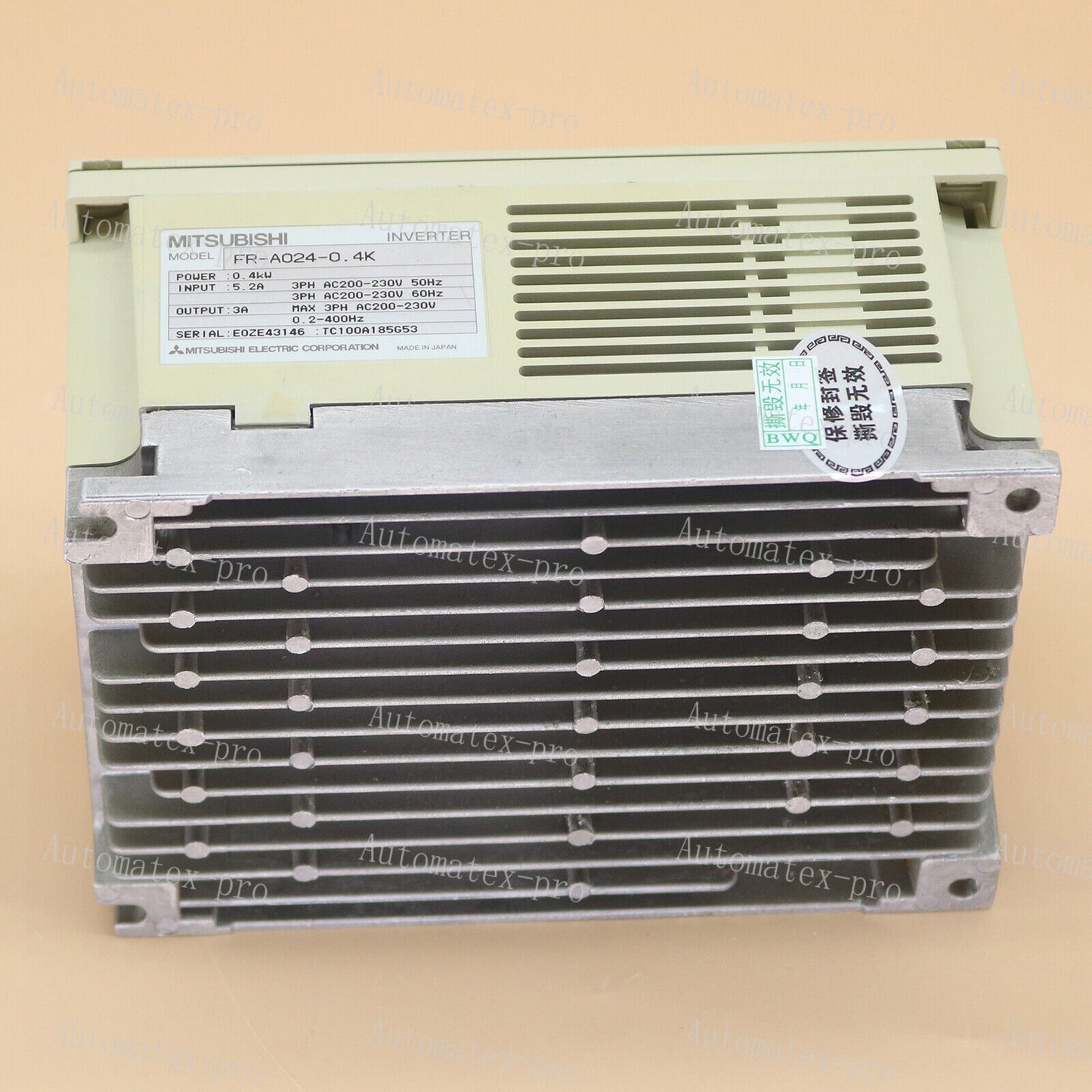 used Mitsubishi inverter FR-A024-0.4K - MITSUBISHI