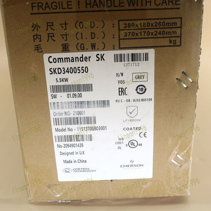 1PC Emerson Nidec Inverter SKD3400550 380V 5.5KW 3Phase Fast Ship - EMERSON NIDEC