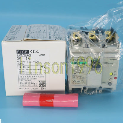 New One Fuji Electric Circuit Breaker EW32EAG 3P 5A - FUJI
