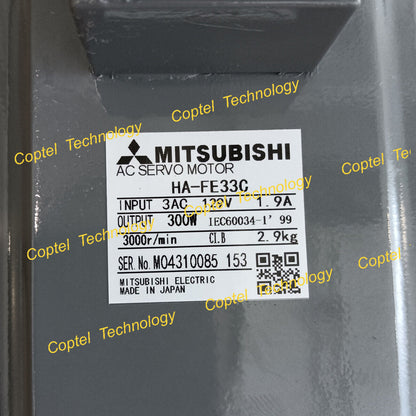 new 1PC MITSUBUSHI HA-FE33C HA-FE33C-S5 AC Servo Motor - MITSUBUSHI