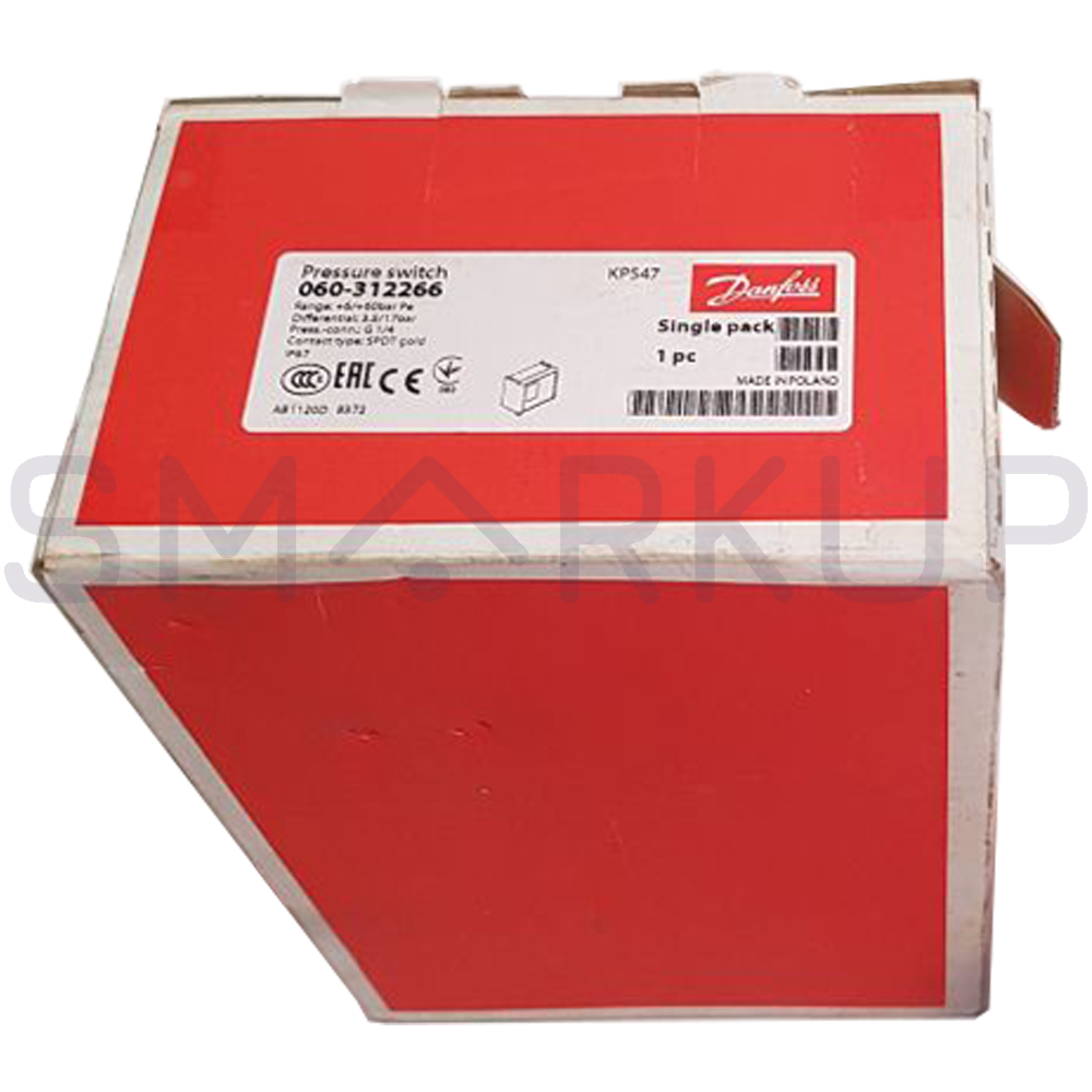 new In Box DANFOSS 060-3122 66 KPS47 Pressure Control