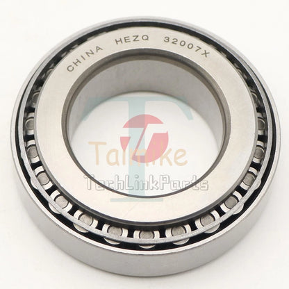 32007 35x 62.5x 18mm Metal Single Row Tapered Roller Bearing Silver Tone
