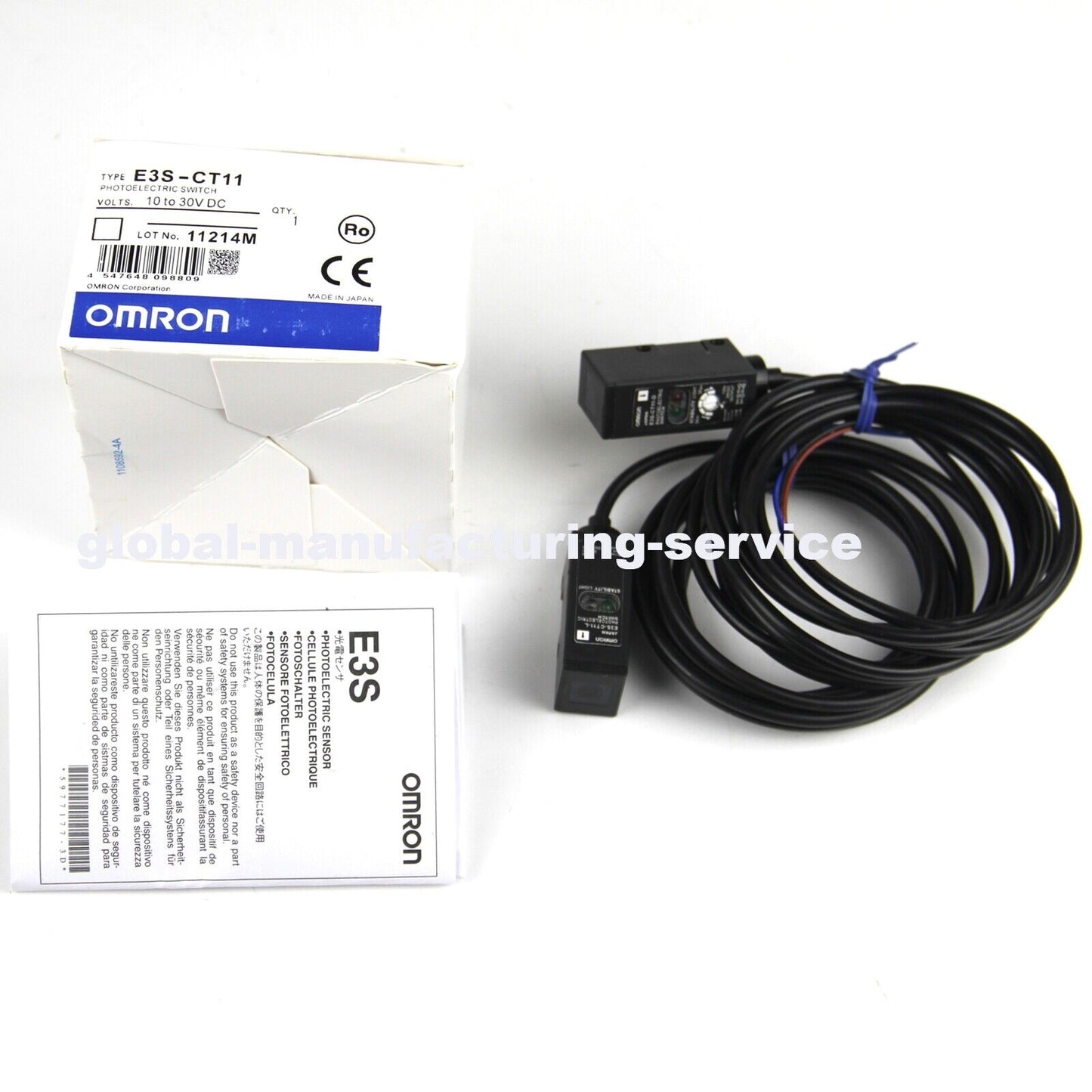 OMRON E3S-CT11 (E3S-CT11-D & E3S-CT11-L) Photoelectric Switch Sensor - OMRON