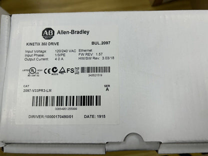 Allen-Bradley Kinetix 350 Servo Drive - 2097-V33PR3 - ALLEN-BRADLEY