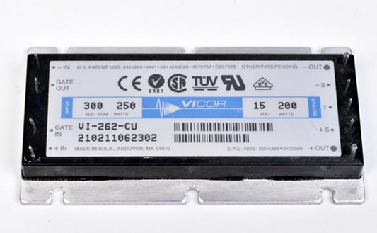 VICOR VI-262-CU Power Supply Module | High-Efficiency 800V 20A Modular Power Supply | industrial grade reliability and performance - VICOR