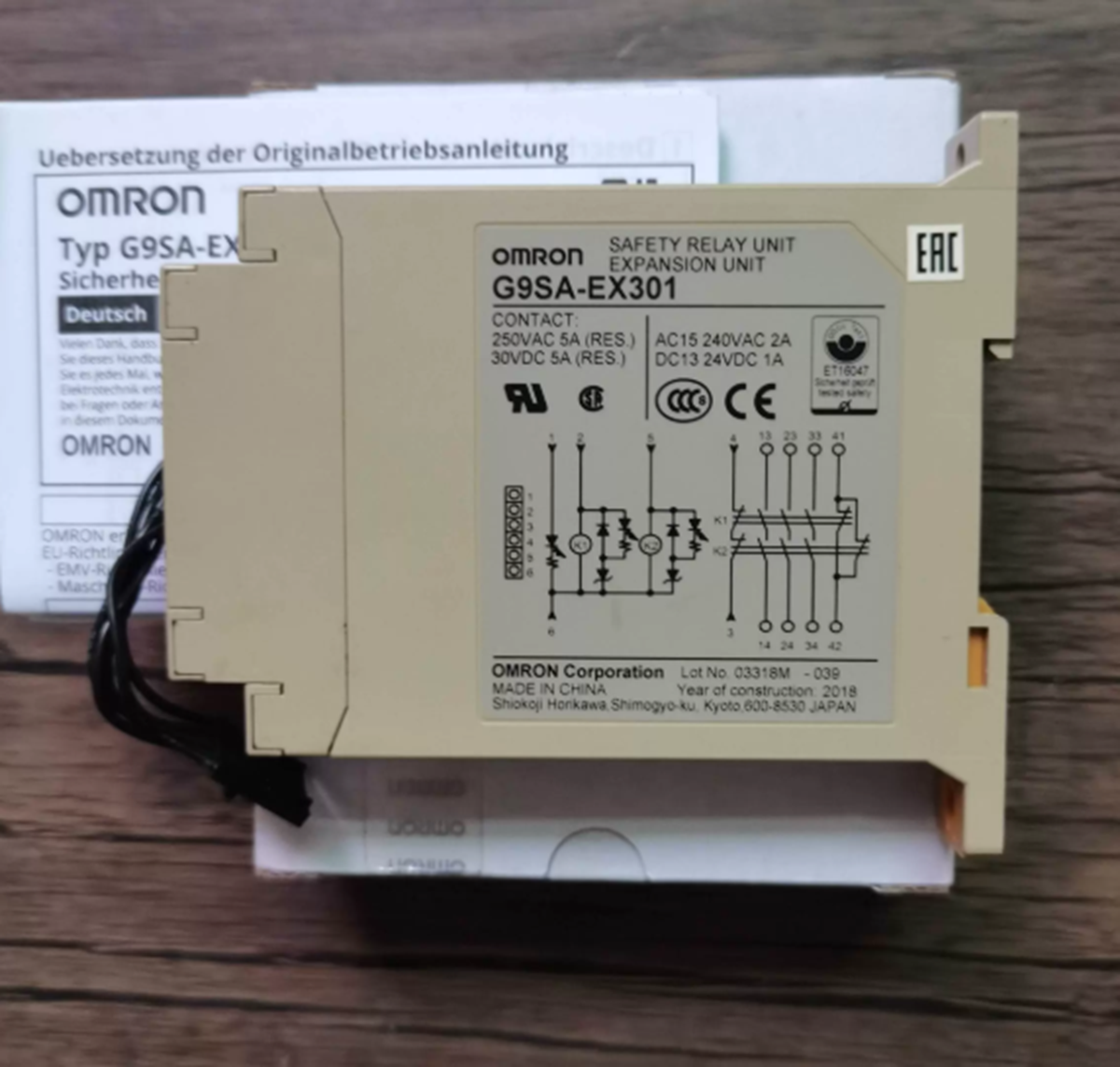 OMRON Solid State Relay G9SA-EX301 - OMRON