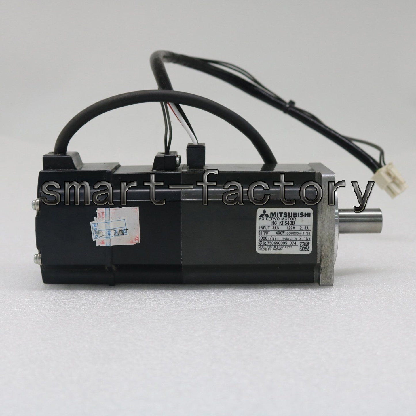 Used Mitsubishi Servo Motor HC-KFS43B Tested and in Good Condition - MITSUBISHI