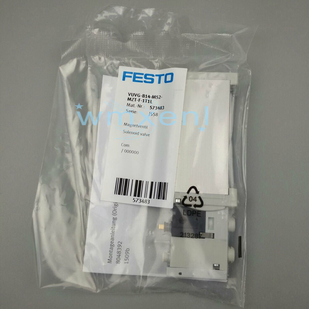 new 1PC Festo VUVG-B14-M52-MZT-F-1T1L 573483 Solenoid Valve Expedited Shpping - FESTO