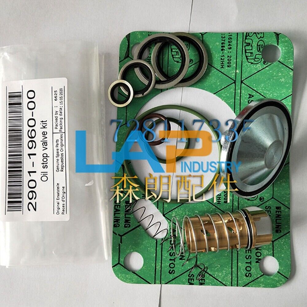 Atlas Copco Air Compressor 2901196000 Check Oil Stop Valve Kit - ATLAS COPCO