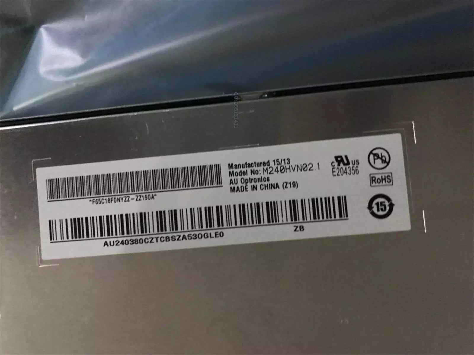 AUO M240HVN02.1 24" LCD Screen Panel 1920x1080 Resolution - AUO