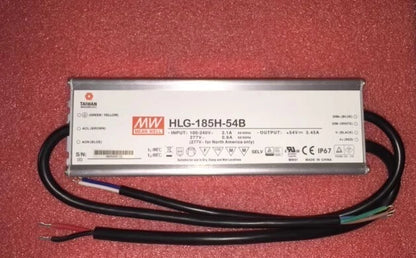 Meanwell HLG-185H-54B 54V 3.45A Waterproof LED Power Supply