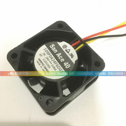 1PCS Sanyo 109P0424G302 DC24V 0.19A 40 * 40 * 28MM double ball fan