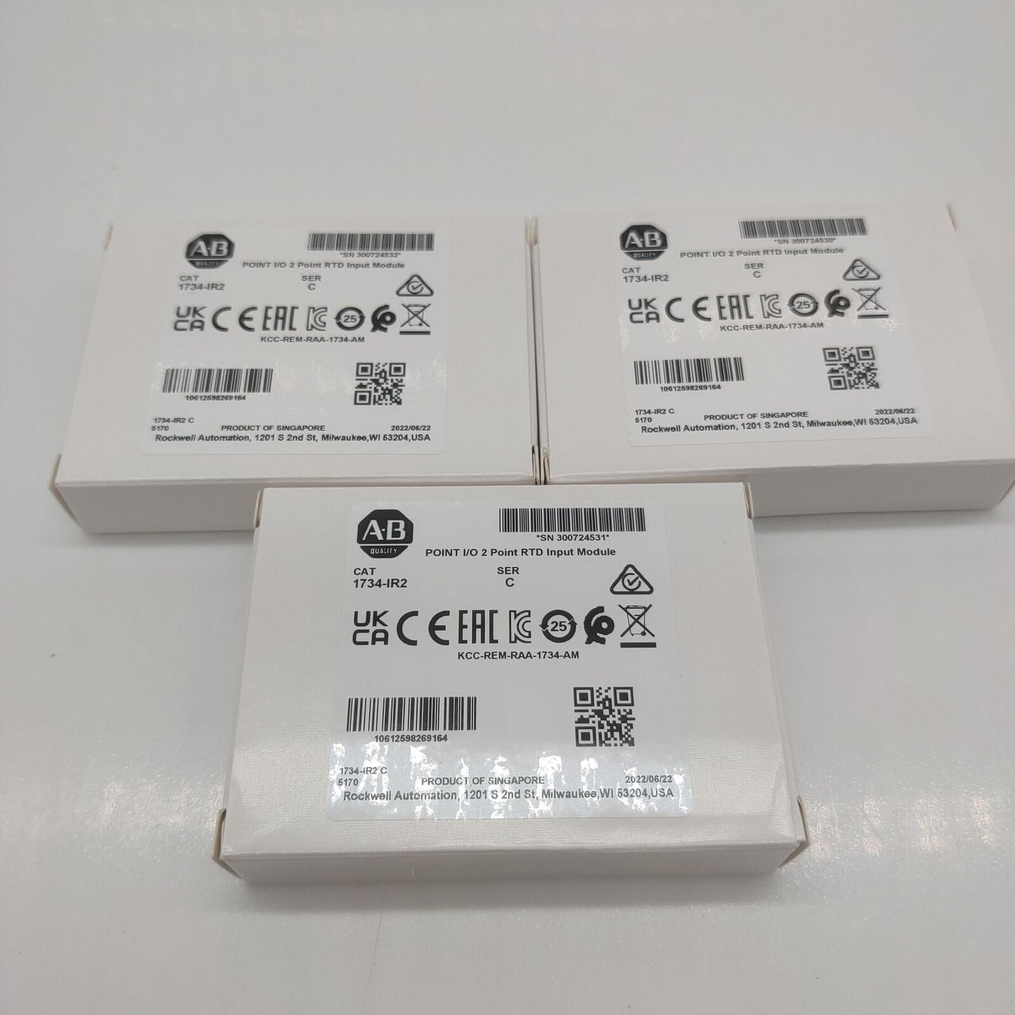 New Factory Sealed AB 1734IR2 SER C POINT 2 Point RTD Input Module - FACTORY SEALED