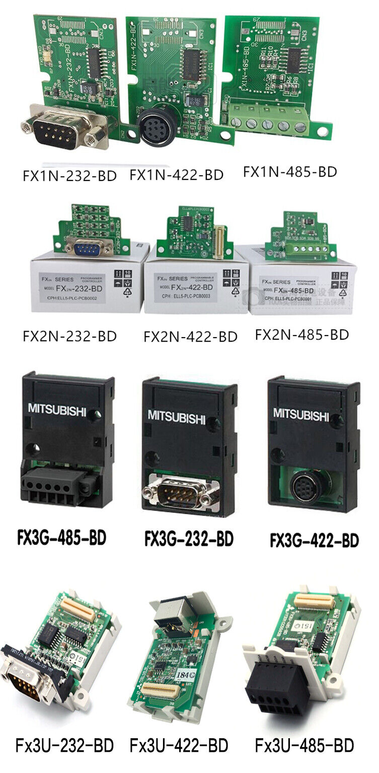 new Mitsubishi PLC Programmer Controller Communication Board FX3G-485-BD 485 Module