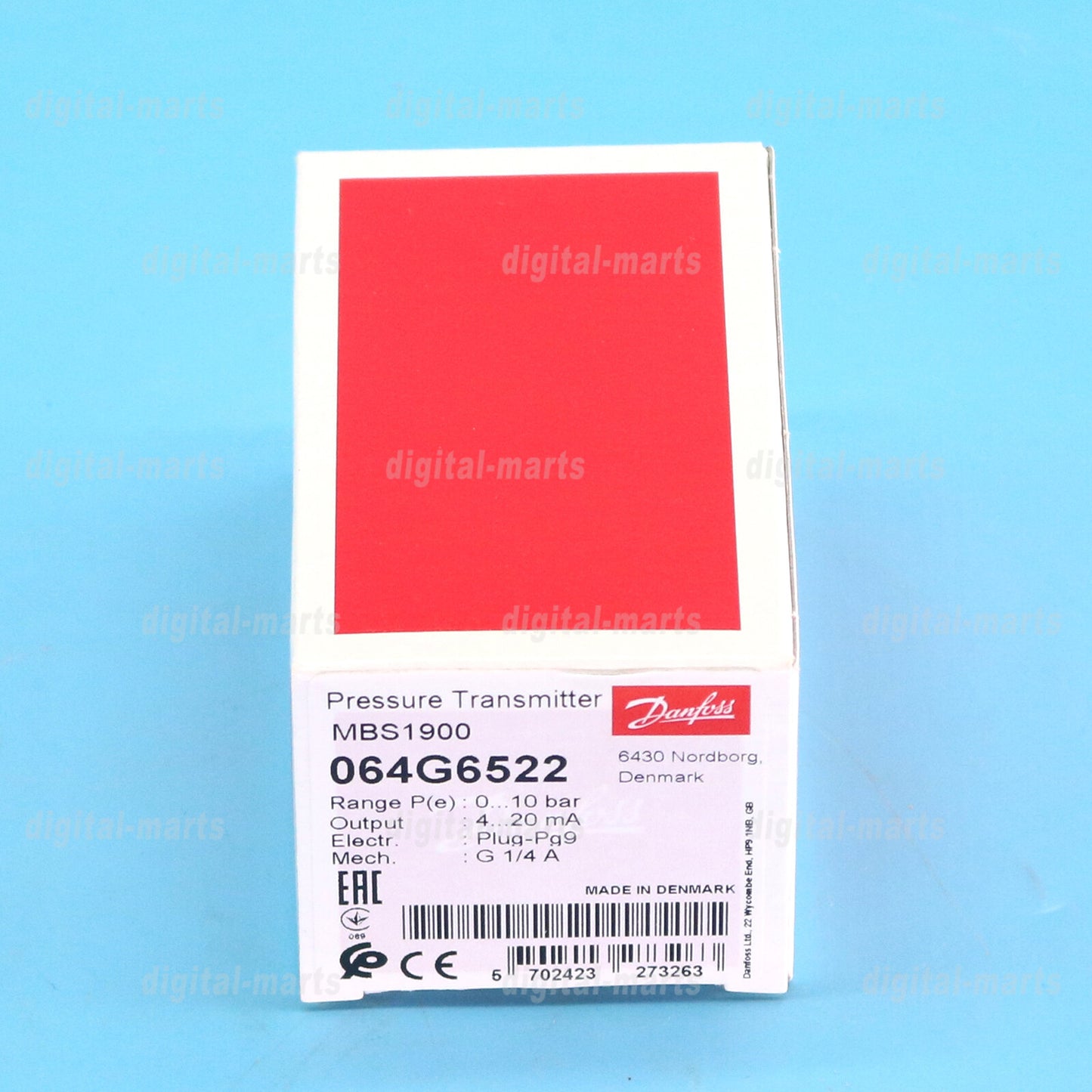 new 1PC Danfoss MBS1900 064G6522 Pressure Sensors
